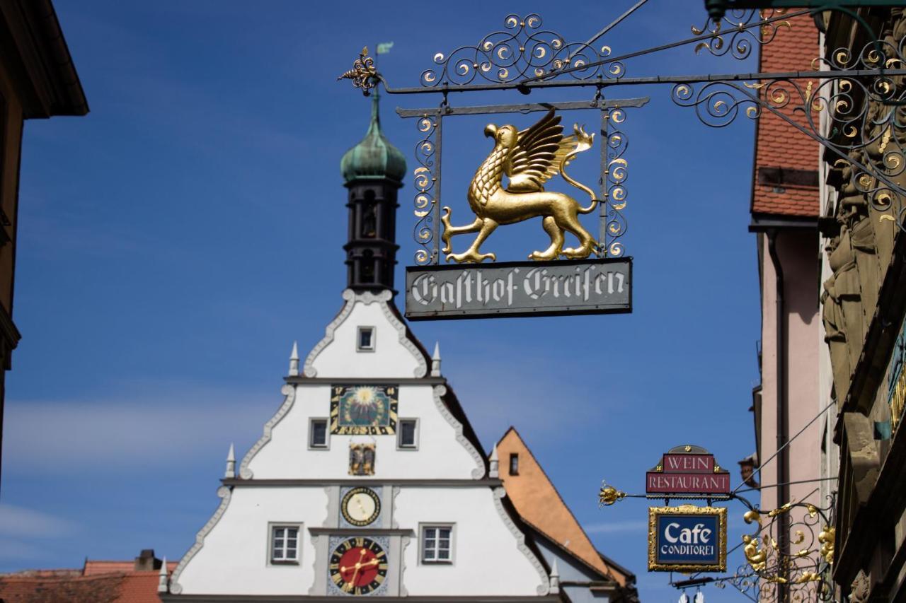 Hotel-Gasthof Goldener Greifen Rothenburg ob der Tauber Exterior foto